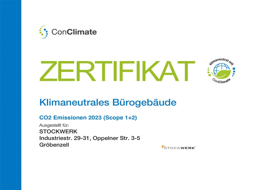 Das SARO lux Bürogebäude ist CO2 neutral